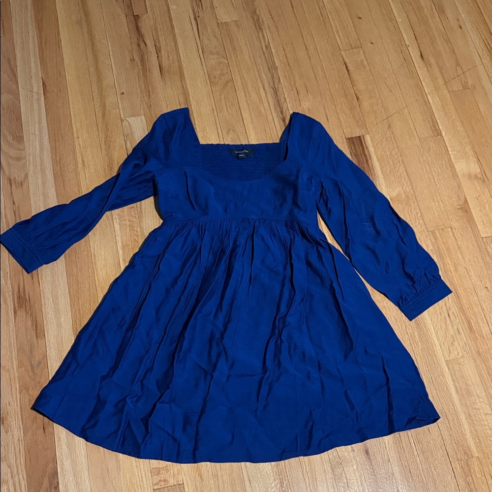 Banana Republic Navy Babydoll-Style Dress